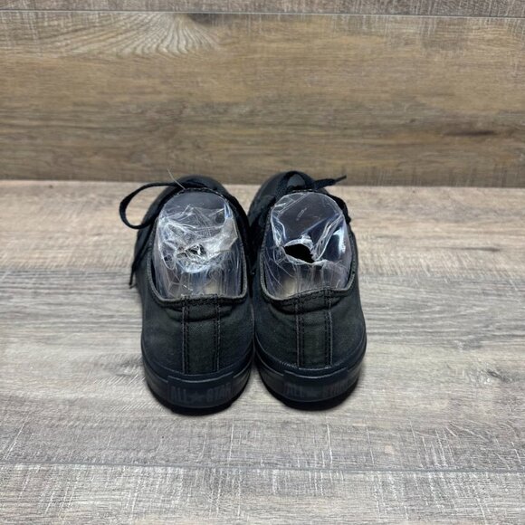 Converse Chuck Taylor All Star Ox Low Black Canvas Sneakers Women's Size 9.5 - Picture 3 of 7